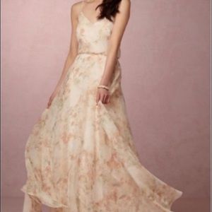 Jenny Yoo Inesse - Floral Chiffon Bridesmaid Gown